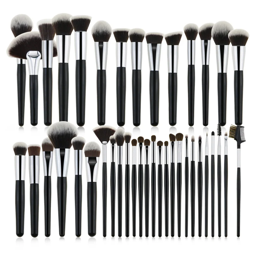 ZNY 40 pcs black professional makeup brush set full set of brushes eye shadow brush blush powder paint highlights profile make
ZNY 40 pcs black professional makeup brush set full set of brushes eye shadow brush blush powder paint highlights profile make