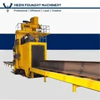H Beam Profile Shot Blasting Machine Wheel Blaster QH69 for Steel Surface Continuous Treatment