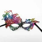 Hot Wholesale Lace sexy Venetian Masquerade Ball Carnival Red Mask