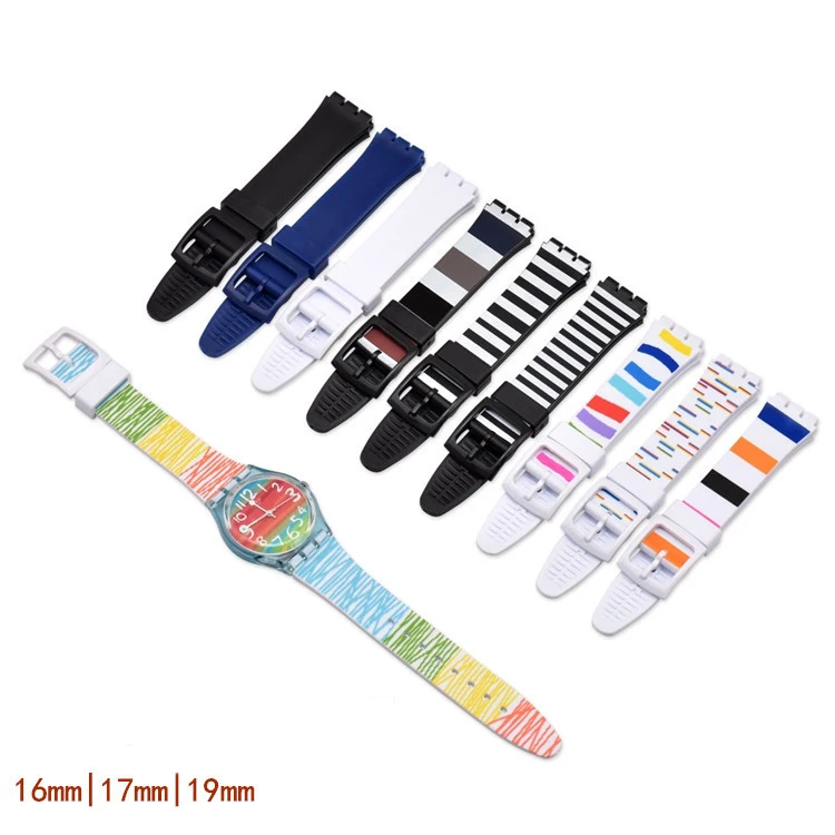 for swatch swatch silicone strap 16mm17mm19mm three fork PVC strap watch accessories, 55+
for swatch swatch silicone strap 16mm17mm19mm three fork PVC strap watch accessories, 55+
