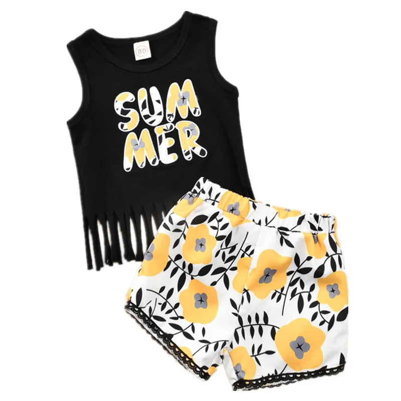 Summer new kids clothing Fringe Tank Top outfit summer letter printed vest dinosaur print shorts girls clothes 2 piece set, As picture
Summer new kids clothing Fringe Tank Top outfit summer letter printed vest dinosaur print shorts girls clothes 2 piece set, As picture