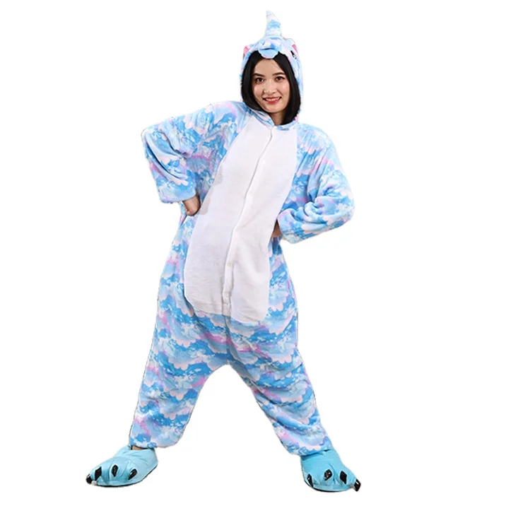 Wholesale Woman Winter Cute Cartoon Animal Home Matching Christmas Flannel Onesie Pajama For Women, Blue
Wholesale Woman Winter Cute Cartoon Animal Home Matching Christmas Flannel Onesie Pajama For Women, Blue
