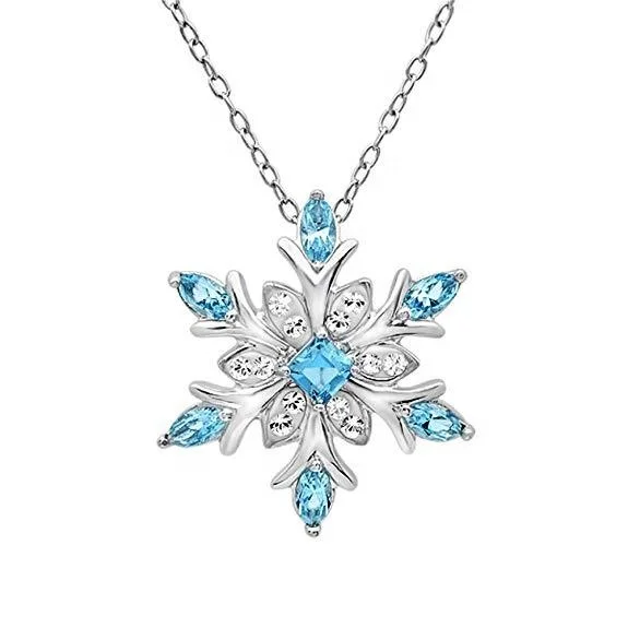 Fashion Christmas Cost-effective Women Crystal Charm Necklace Trendy Silver Plating Snowflake Inspired Sweater Chain For Gift, Can be customized
Fashion Christmas Cost-effective Women Crystal Charm Necklace Trendy Silver Plating Snowflake Inspired Sweater Chain For Gift, Can be customized