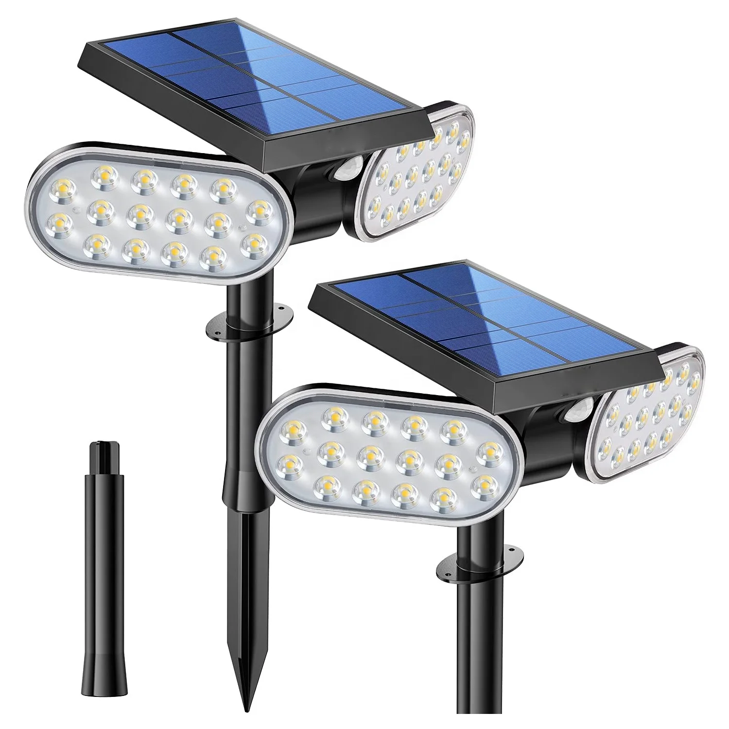 Solar Power Spot Lights Outdoor 32 LED High Bright Double-Head Wall Light IP 65 Waterproof Wireless Multi-Angle Adjustment Light
Solar Power Spot Lights Outdoor 32 LED High Bright Double-Head Wall Light IP 65 Waterproof Wireless Multi-Angle Adjustment Light