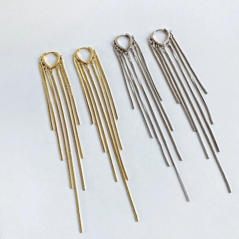 Metal Heart-shaped Lines Tassel Earrings Simple Small Sequins Chain Gold Silver Color Dangle Earrings Female Party Jewelry
Metal Heart-shaped Lines Tassel Earrings Simple Small Sequins Chain Gold Silver Color Dangle Earrings Female Party Jewelry