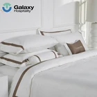 Made Bed Set Bed Linen Set Eliya Factory Made Linen Hotel Bed Sheets Set Embroidery Bedding Suite Room
