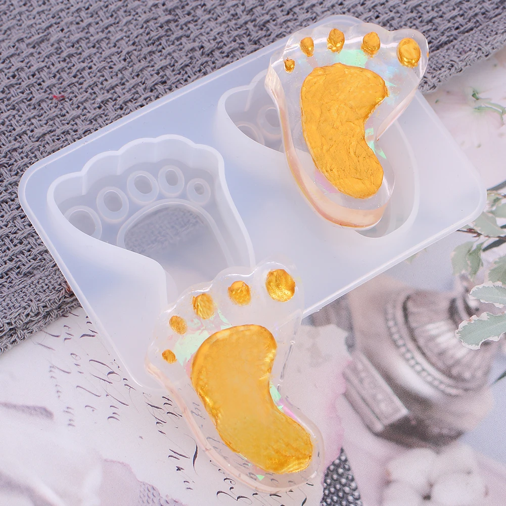 Cute Baby Footprint Molds Silicone Fondant For Baby Shower Birthday Cake Decoration Foot Step Chocolate Candy Soap Making, White
Cute Baby Footprint Molds Silicone Fondant For Baby Shower Birthday Cake Decoration Foot Step Chocolate Candy Soap Making, White