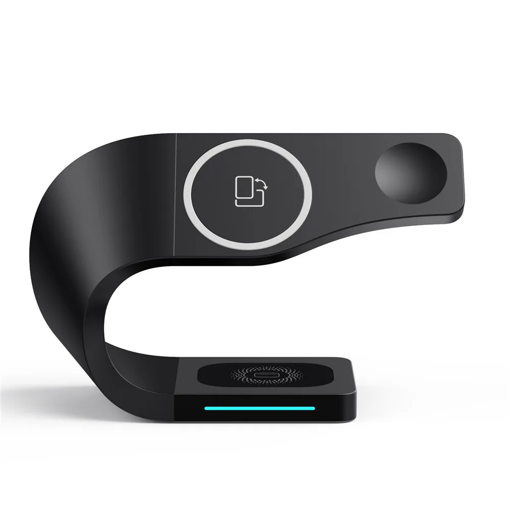 New Product Minimalism WELUV i4 15W Magnetic Wireless Charger Stand 4 in 1 For Apple iPhone 12 Airpods iWatch, Black white (customized)
New Product Minimalism WELUV i4 15W Magnetic Wireless Charger Stand 4 in 1 For Apple iPhone 12 Airpods iWatch, Black white (customized)