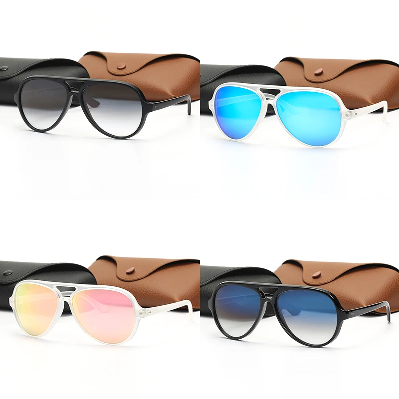 Sunglasses Ray Band Sun glasses Men Women 4125 Cats Brand designer Glass Lens Round Frame Fashion Sunglasses with Box
Sunglasses Ray Band Sun glasses Men Women 4125 Cats Brand designer Glass Lens Round Frame Fashion Sunglasses with Box