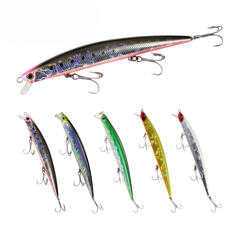 125mm 15g Floating long casting Minnow fishing lure bass hard artificial bait for fishing
125mm 15g Floating long casting Minnow fishing lure bass hard artificial bait for fishing