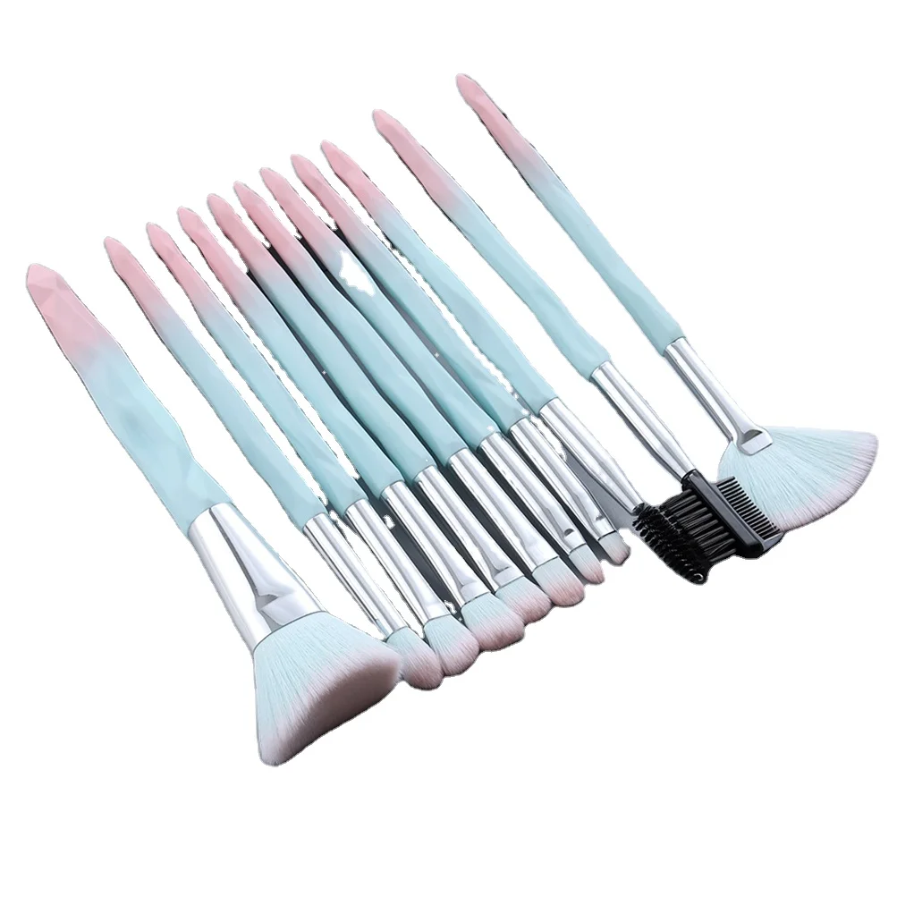 15 Pcs/set Diamond Makeup Brush Private Label Custom Blue Pink Crystal Handle Set Loose Paint Brush Portable Beauty Tool
15 Pcs/set Diamond Makeup Brush Private Label Custom Blue Pink Crystal Handle Set Loose Paint Brush Portable Beauty Tool
