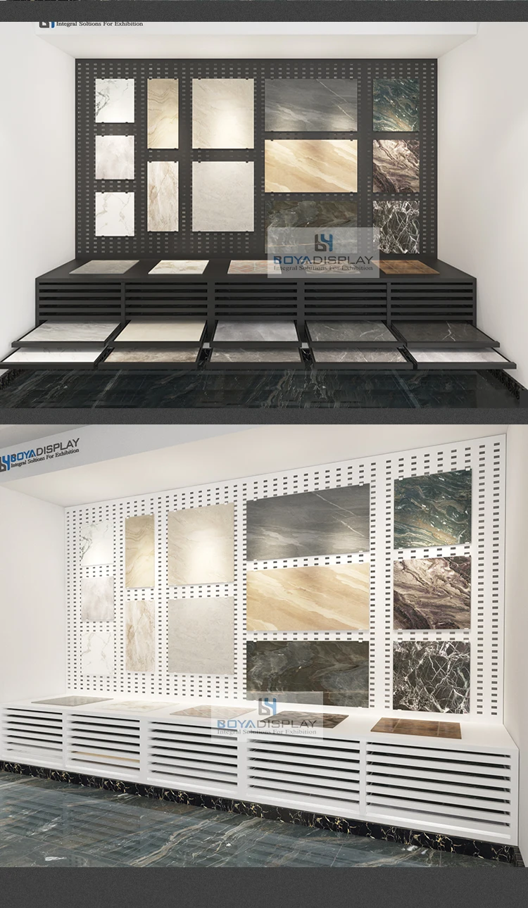组合瓷砖石大理石花岗岩石英样品瓷砖展示架