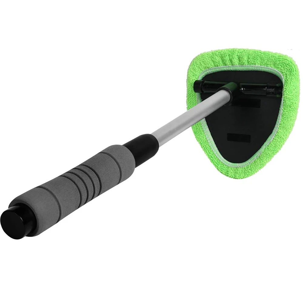 Microfiber Car Window Cleaning Tool with Extendable Handle and Washable Reusable Cloth Pad Head
Microfiber Car Window Cleaning Tool with Extendable Handle and Washable Reusable Cloth Pad Head