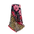 50 Viscose 50 Polyester Cotton Solid Color Infinity Fringe Scarf with Sequins