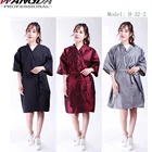 Hair Salon Barber Client Gown Robes Cape, Hair Salon Smock for Clients- Kimono Style Acceptale Sewed Label