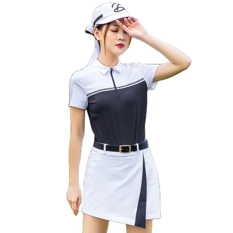 Women Short Sleeved T-shirt Short Skirt Sportswear Pantskirt Breathable Quick-Dry Set Golf Baseball Tennis Women Suit Tops Shir
Women Short Sleeved T-shirt Short Skirt Sportswear Pantskirt Breathable Quick-Dry Set Golf Baseball Tennis Women Suit Tops Shir