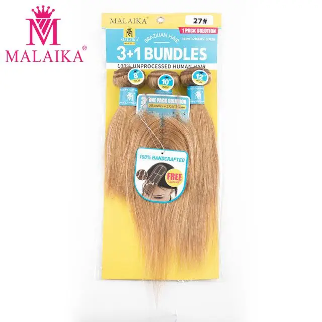 package color #27 hair 3+1 Grade 100 human Hair Brazilian hair with closure, Natural color weave wig
package color #27 hair 3+1 Grade 100 human Hair Brazilian hair with closure, Natural color weave wig