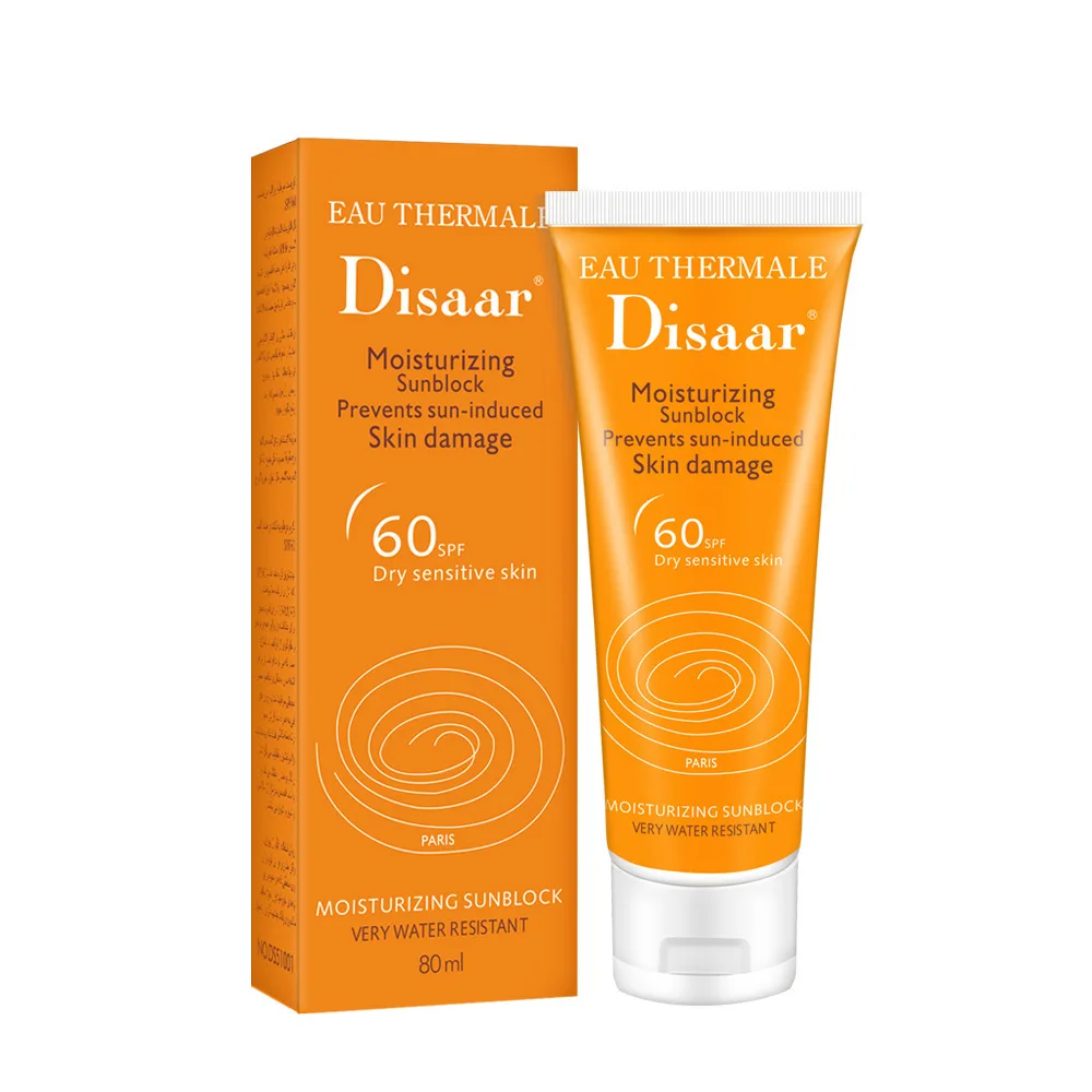 Disaar OEM ODM Sunscreen Creme Solaire Facial Care Sun Protection Tinted Skin Whitening Foundation Suncream Moisturizing Sun Scr
Disaar OEM ODM Sunscreen Creme Solaire Facial Care Sun Protection Tinted Skin Whitening Foundation Suncream Moisturizing Sun Scr