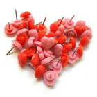 Creative Office Pushpin Lovely Heart-shaped Thumbtack jumbo Stationery push pins