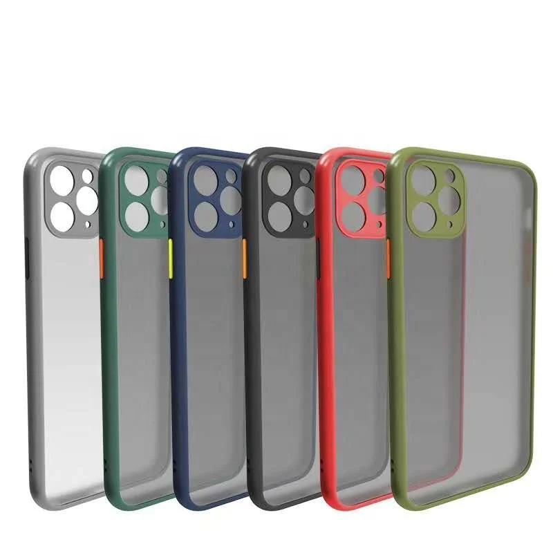 2020 Latest Frosted PC+TPU Translucent Multi-color Frame Shockproof Mobile Phone Case For Iphone 11 pro max
2020 Latest Frosted PC+TPU Translucent Multi-color Frame Shockproof Mobile Phone Case For Iphone 11 pro max
