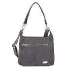 Roomy compartment with zippered RFID blocking pocket,2 open top wall pockets tote bag