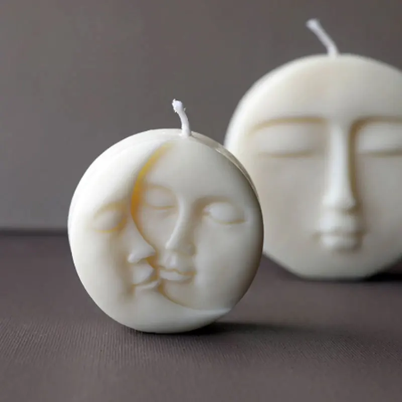 wholesale creative DIY handmade round soap mould moon faces silicon molds for candle making, Blue, pink, white
wholesale creative DIY handmade round soap mould moon faces silicon molds for candle making, Blue, pink, white