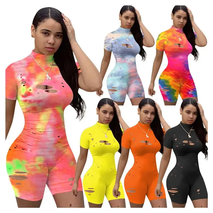 New Arrival Casual Tie Dye Skinny Hole Burnt Out Ladies Bodycon Jumpsuit One Piece Jumpsuits And Rompers, Yellow,black,orange,pinkgradient,roseredprint,blueprint
New Arrival Casual Tie Dye Skinny Hole Burnt Out Ladies Bodycon Jumpsuit One Piece Jumpsuits And Rompers, Yellow,black,orange,pinkgradient,roseredprint,blueprint