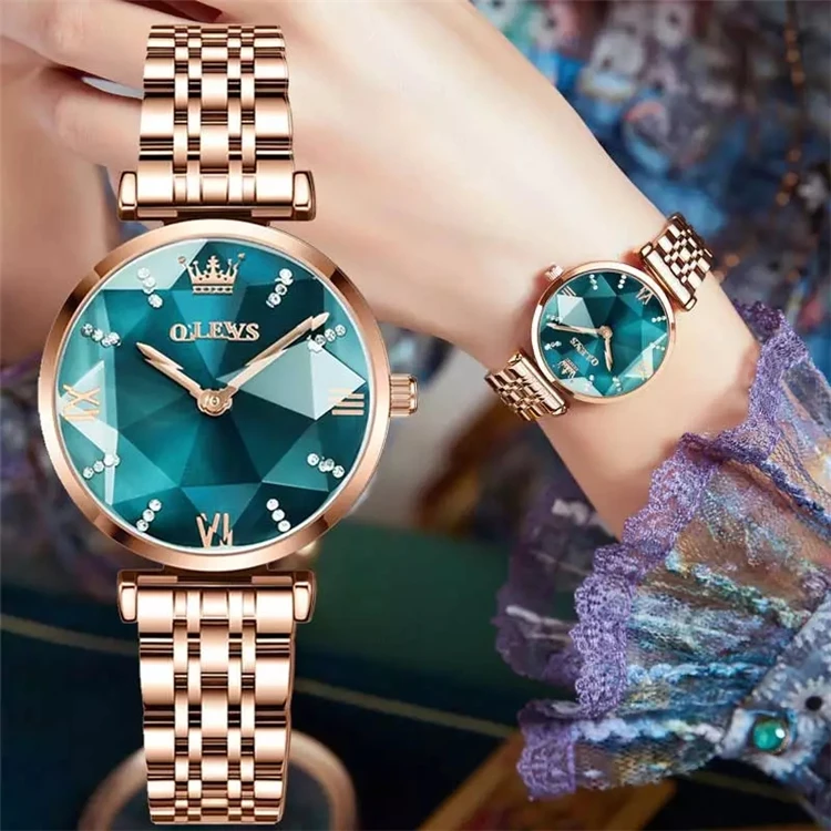 OLEVS Women Watches Luxury Rose Gold Red Stainless Steel Waterproof Watch Elegant Ladies Dress Watch Gift for Wife Montre Femme
OLEVS Women Watches Luxury Rose Gold Red Stainless Steel Waterproof Watch Elegant Ladies Dress Watch Gift for Wife Montre Femme