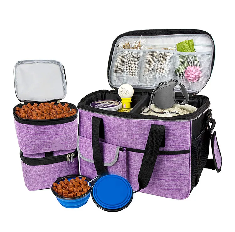 Dog Travel Bag with Pockets Pet Travel Set Pet Bag Pack multifunction treat bag dog pet snack pouch leather, Customized color
Dog Travel Bag with Pockets Pet Travel Set Pet Bag Pack multifunction treat bag dog pet snack pouch leather, Customized color