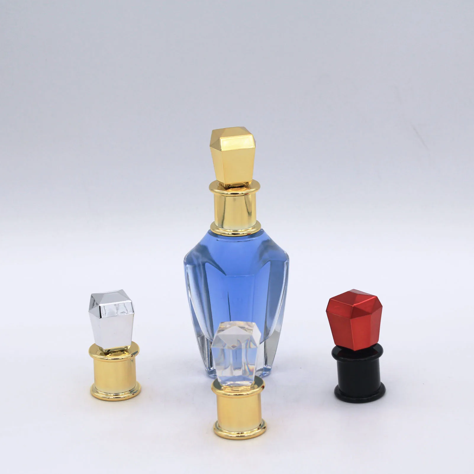 supplier design luxury 100ml cosmetic glass empty spray perfume bottle with lid