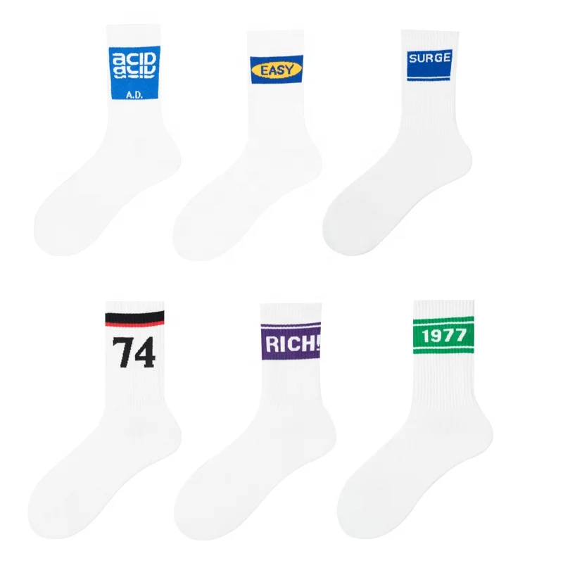 High Quality Mens And Womens Custom Knit Cotton Fashion Designer Sustainable Novelty Crazy Crew Tube Design Own Socks
High Quality Mens And Womens Custom Knit Cotton Fashion Designer Sustainable Novelty Crazy Crew Tube Design Own Socks