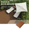 Rucca Eco-friendly balcony waterproof outdoor flooring, anti-slip WPC pool decking 140*25mm cheap composite decking tiles