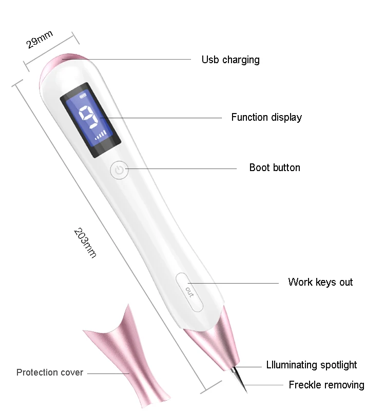 New Trading Best Seller Approved 10 Levels Intensity USB Beauty Skin Tag Removal Facial Mole Remover Pen, Silver,gold ,rose gold
New Trading Best Seller Approved 10 Levels Intensity USB Beauty Skin Tag Removal Facial Mole Remover Pen, Silver,gold ,rose gold