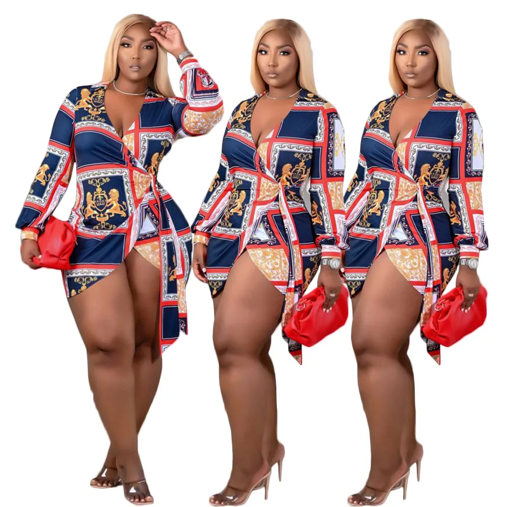 DY6669 yiyuansen 2021 summer Amazon hot sale V-neck sexy plus size dress print plus size women's clothing
DY6669 yiyuansen 2021 summer Amazon hot sale V-neck sexy plus size dress print plus size women's clothing