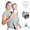 Oem service baby wrap carrier soft breathable cotton baby sling