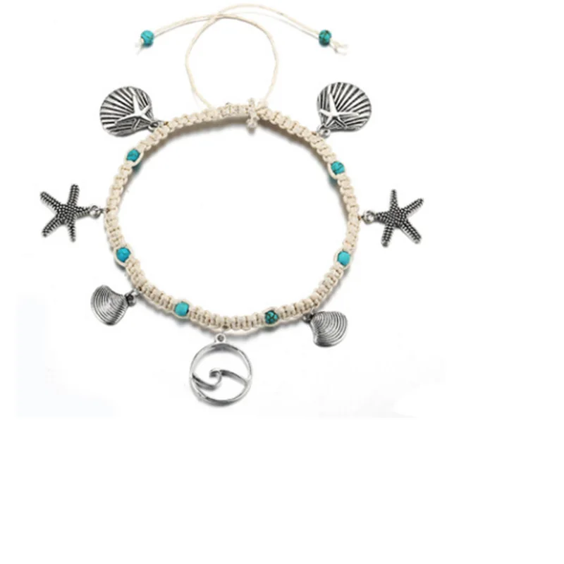 2021 Charm Fashion Anklet Adjustable Shell Anklet Bracelet Anklet for Women Girl Jewelry, Silver
2021 Charm Fashion Anklet Adjustable Shell Anklet Bracelet Anklet for Women Girl Jewelry, Silver