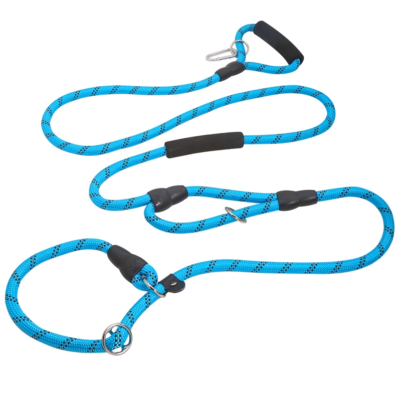 Nylon Adjustable Integrated Reflective Slip Lead Pet Dog Long Leash, Black, blue, green, red
Nylon Adjustable Integrated Reflective Slip Lead Pet Dog Long Leash, Black, blue, green, red