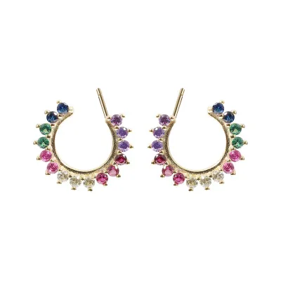 2020 Hot Sale Colorful Earrings 925 Sterling Silver With Colorful Zircon Earrings, As picture
2020 Hot Sale Colorful Earrings 925 Sterling Silver With Colorful Zircon Earrings, As picture