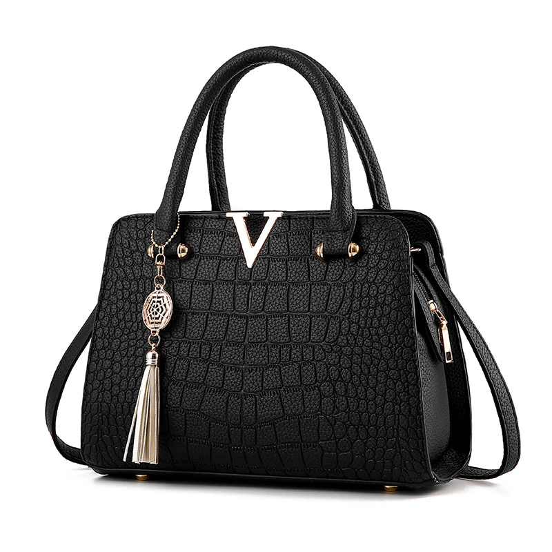 Crossbody Shoulder Bags Ladies Tassel Crocodile Pattern Women Handbags Alligator Handbag
Crossbody Shoulder Bags Ladies Tassel Crocodile Pattern Women Handbags Alligator Handbag