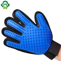 

Amazon Hot Sale Five Finger Silicone Deshedding Glove Brush For Dog And Cat Pet Hair Remover Glove Pet Grooming Glove