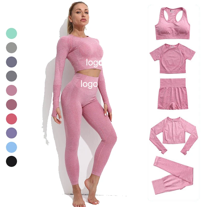 Running Training Fitness Sportswear 5PCS Workout Suit Seamless Short Long Sleeve Crop Top Bra Shorts Leggings Pants Yoga Sets
Running Training Fitness Sportswear 5PCS Workout Suit Seamless Short Long Sleeve Crop Top Bra Shorts Leggings Pants Yoga Sets