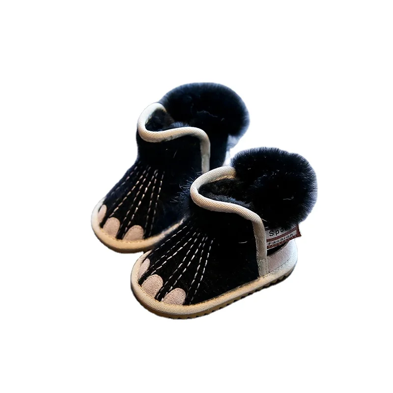 Plush Warm Snow Boots Casual Flat Short Boots Bowknot Solid Fluffy Furry Slip-on Loafers Flats
Plush Warm Snow Boots Casual Flat Short Boots Bowknot Solid Fluffy Furry Slip-on Loafers Flats