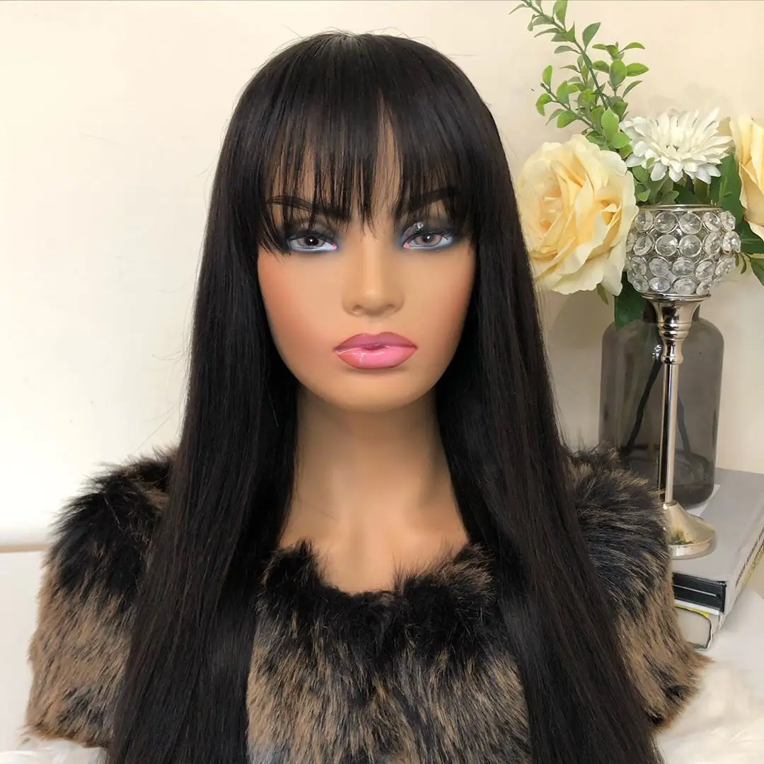 Alisa Popular Products Human Hair Lace Front Wigs With Bangs Straight Hair Wigs With Baby Hair
Alisa Popular Products Human Hair Lace Front Wigs With Bangs Straight Hair Wigs With Baby Hair