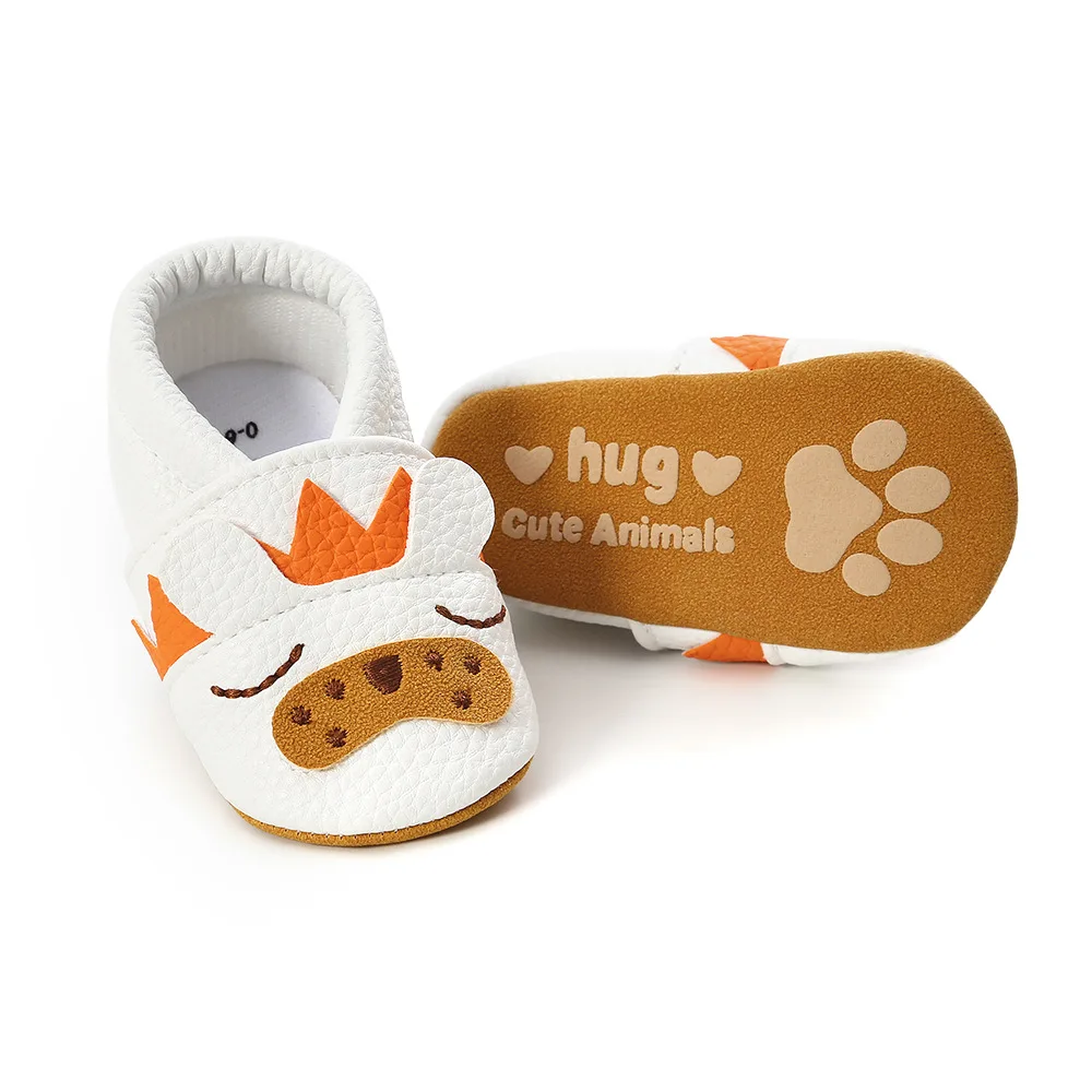 Cute animal Sip-on anti-slip newborn baby shoes prewalker baby shoes manufacture