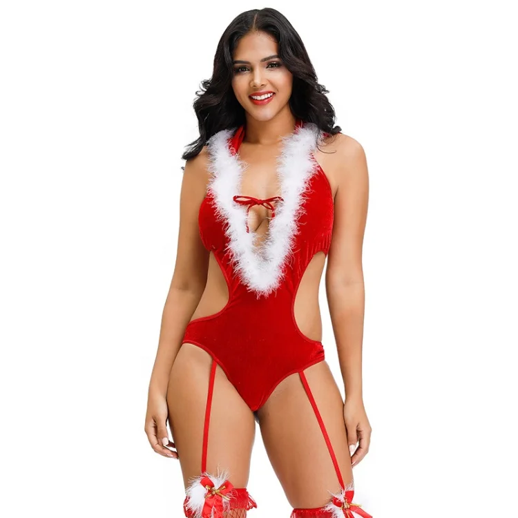 One Piece Tie Strap Siamese Underwear Uniform Women Christmas Lingerie Red Hoodies Sexy Bodysuit Sets cosplay
One Piece Tie Strap Siamese Underwear Uniform Women Christmas Lingerie Red Hoodies Sexy Bodysuit Sets cosplay