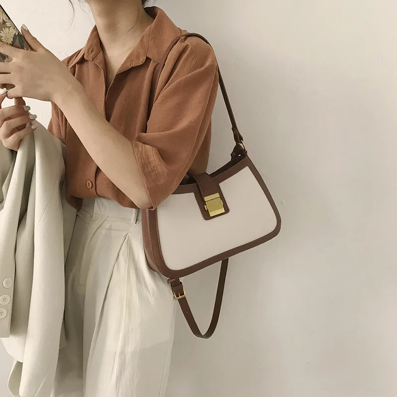 New fashion 2 shoulder strap bag for women 2021 contrast color underarm bag instagram shoulder bag
New fashion 2 shoulder strap bag for women 2021 contrast color underarm bag instagram shoulder bag