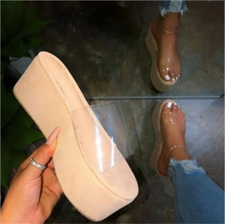 New summer 2021 thick platform waterproof platform women's shoes transparent outdoor slippers drop shipping, Black, apricot, color
New summer 2021 thick platform waterproof platform women's shoes transparent outdoor slippers drop shipping, Black, apricot, color