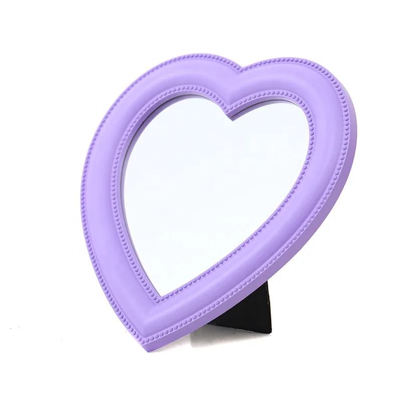 Cute Love Heart Plastic Make Up Desktop Mirrors Single Mirror For Wedding Favors Gifts
Cute Love Heart Plastic Make Up Desktop Mirrors Single Mirror For Wedding Favors Gifts