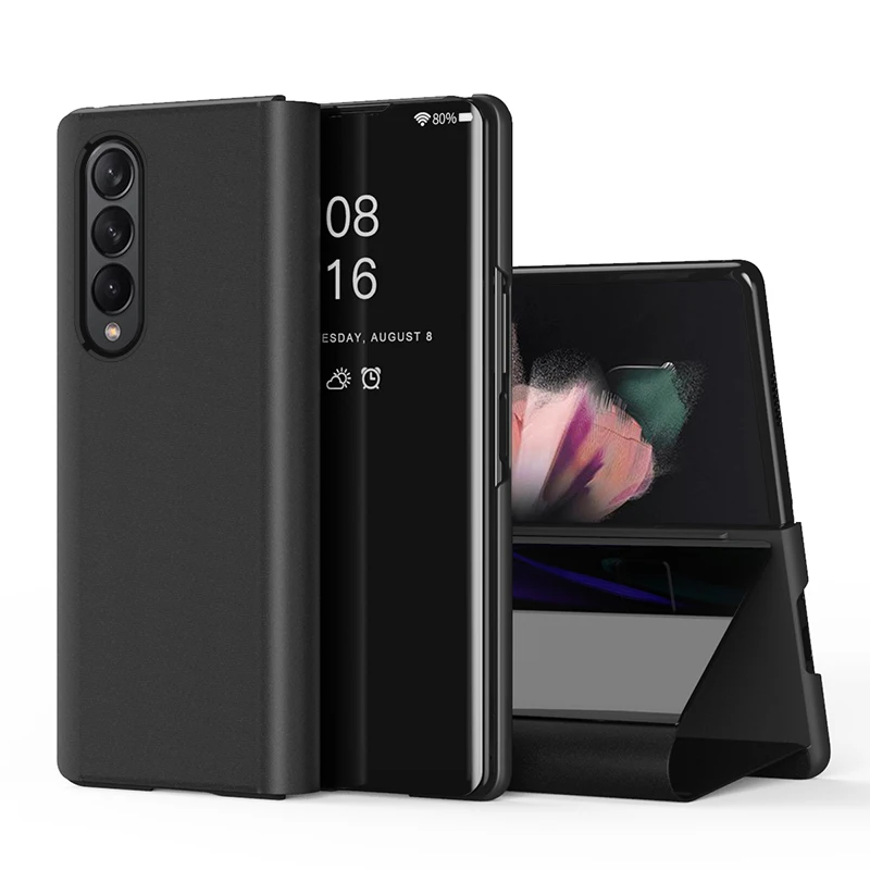 Mirror Folding Screen For Samsung Z Fold 3 Stand Phone Cover Case PU Leather Shockproof Flip Mobile Phone Cases, With 6 kinds of color
Mirror Folding Screen For Samsung Z Fold 3 Stand Phone Cover Case PU Leather Shockproof Flip Mobile Phone Cases, With 6 kinds of color