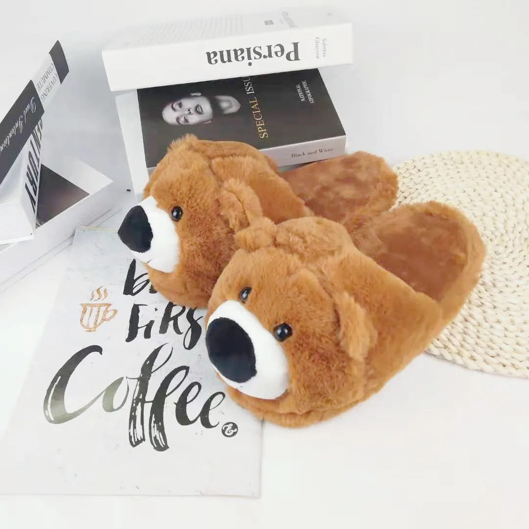 Best Selling Teddy Bear Slippers M achine Bear Slippers For Women Us Wholesale, Brown
Best Selling Teddy Bear Slippers M achine Bear Slippers For Women Us Wholesale, Brown